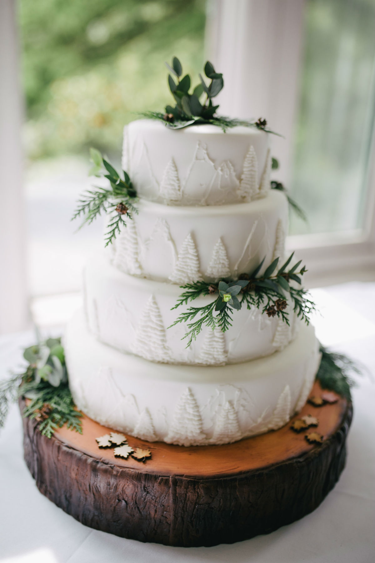 gateau mariage hiver