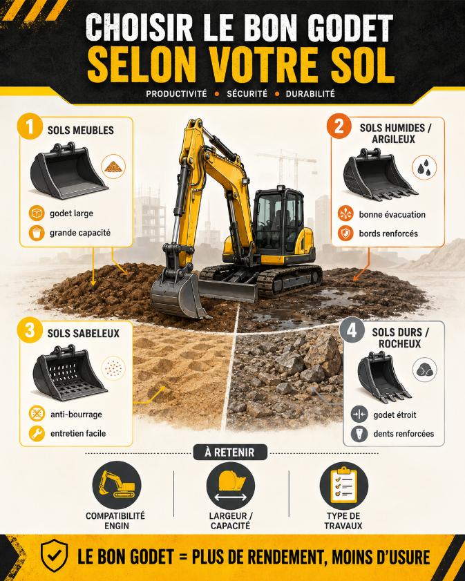modele godet sol